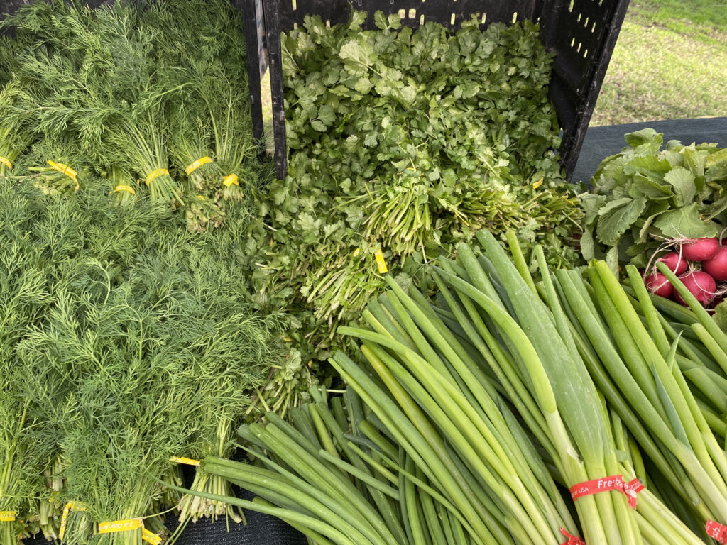 Mixed greens for sale