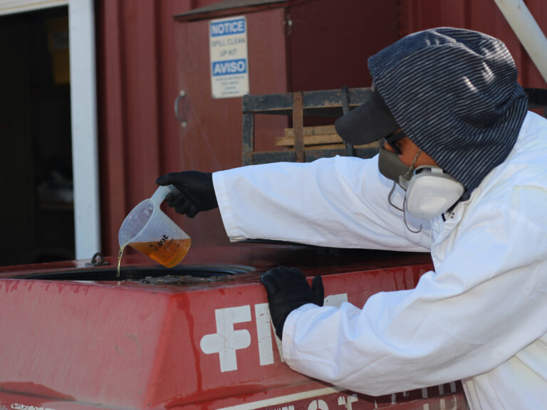 Mixing chemicals